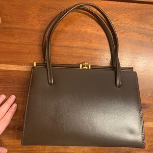 Vintage 60’s structured leather purse